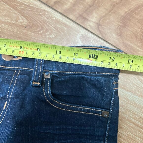 J. Brand Jeans Women's Size 24 Low Rise Straight Dark Wash The Blue Preppy Y2K - Picture 6 of 7